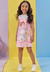 Vestido Menina Infantil Estampado Kukiê
