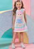 Vestido Menina Infantil Estampado Kukiê