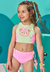 Bíquini Menina Infantil Estampado Kukiê