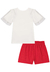 Conjunto Menina Estampado Laranja Kukiê - comprar online