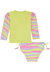 Bíquini Menina Blusa UV Estampado Kukiê - comprar online