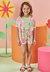 Conjunto 3 peças Menina Estampado Kukiê