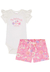 Conjunto Menina Estampado Body Kukiê