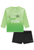 Kit Praia Menino Estampado UV Lucboo