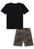 Conjunto Menino Bermuda Estampada Johnny Fox na internet