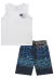 Conjunto Menino Regata Bermuda Estampada Johnny Fox - comprar online