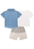 Conjunto Menino 3 peças Casual Johnny Fox na internet