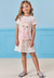 Vestido Infantil Ursinha Bailarina Princesa Infanti