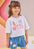 T-Shirt Cropped Infantil Infanti Love Summer