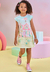 Vestido Infantil Infanti Menina Estampado