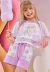Conjunto Menina 3 peças Trijunto Estampado Infanti