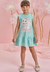 Vestido Menina Azul Infanti