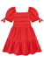 Vestido Infantil Vermelho Menina Infanti - Vim Vi Venci Moda Infantil e Teen