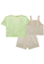 Conjunto 3 Peças Infantil Feminino Verde Infanti na internet