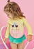 Maiô Estampado Menina Infanti