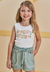 Conjunto Infantil Regata Verde Estampada Conforto
