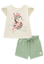 Conjunto Shorts Menina Estampado Infanti
