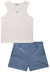 Conjunto Menina Regata Azul Juvenil Vic Vicky na internet