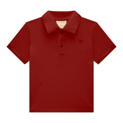 Camisa Polo Infantil Milon Vermelho na internet