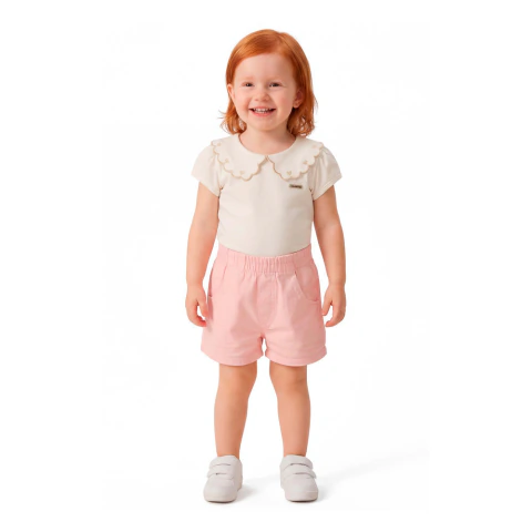 Blusa Menina Off White Colorittá - comprar online
