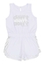 Macaquinho Dance Cotton Branco Have Fun