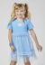 Vestido Infantil Azul MYLU