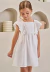 Vestido Infantil Menina Branco Festa Infanti