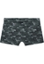 Sunga Malha UV 50+ Estampada Preta Johnny Fox