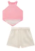 Conjunto de Blusa Cropped em Malha Power Infanti na internet