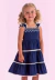 Vestido Azul Marinho Menina Petit Cherie