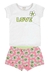 Conjunto Blusa Short Bebê Rosa Pulla Bulla