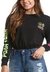 Cropped ML Infantil Preto World Poah Noah - comprar online