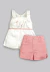 Conjunto de Shorts Menina Anjos Baby