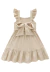 Vestido Infantil Arrumado Nude Infanti - loja online