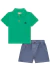 Conjunto de Camisa Polo Infantil Menino LucBoo