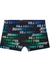 Sunga Malha UV 50+ Estampada Preta Johnny Fox