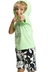 Conjunto Camiseta Bermuda Infantil Estampado Verde Banana Danger - comprar online