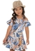 Vestido Infantil Estampado Azul Bika Kids