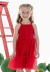 Vestido Infantil Menina Vermelho Mon Sucré