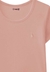 Blusa Infantil Cotton Lisa Laranja Neon Nina Go - Vim Vi Venci Moda Infantil e Teen