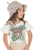 Blusa Infantil MC Estampada Bika Kids