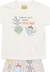 Conjunto Camiseta Bermuda Infantil Bramca Nini & Bambini - comprar online