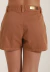 Shorts Saia Marrom Menina POAH BANANA - comprar online