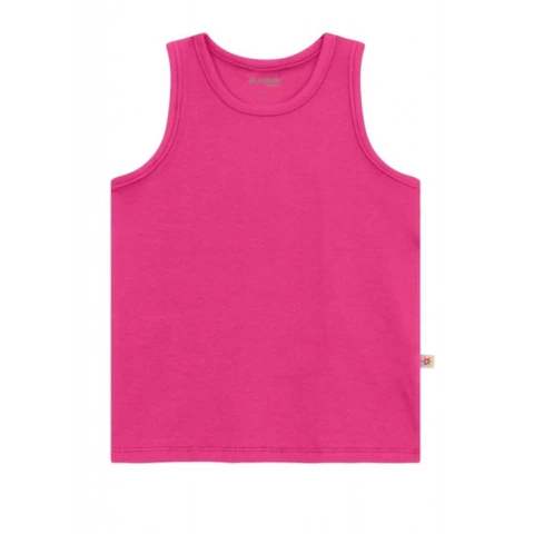BLUSA INFANTIL ROSA MENINA EM COTTON BRANDILI