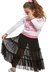 Conjunto Saia Infantil Preta Fashion Poah Noah
