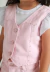 Colete Rosa Infantil Menina Sun Place Jeans