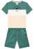 Conjunto Infantil Bermuda Estampado Milon - comprar online
