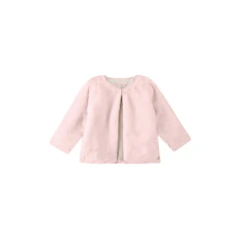 Casaco Bolero Rosa Aveludado Menina Kukiê