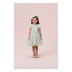 Vestido Menina Verde Festa Petit Cherie