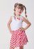 Conjunto Listrado Menina BIMBI